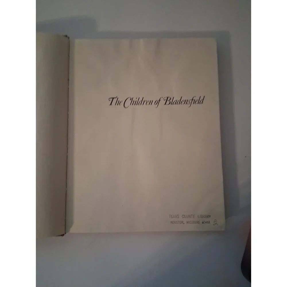 The Children of Bladensfield Evelyn D. Ward 1978 Post Civil War autobiograhy